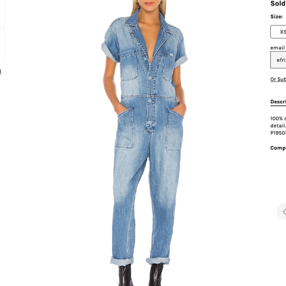 Pistola Blue Denim Jumpsuit